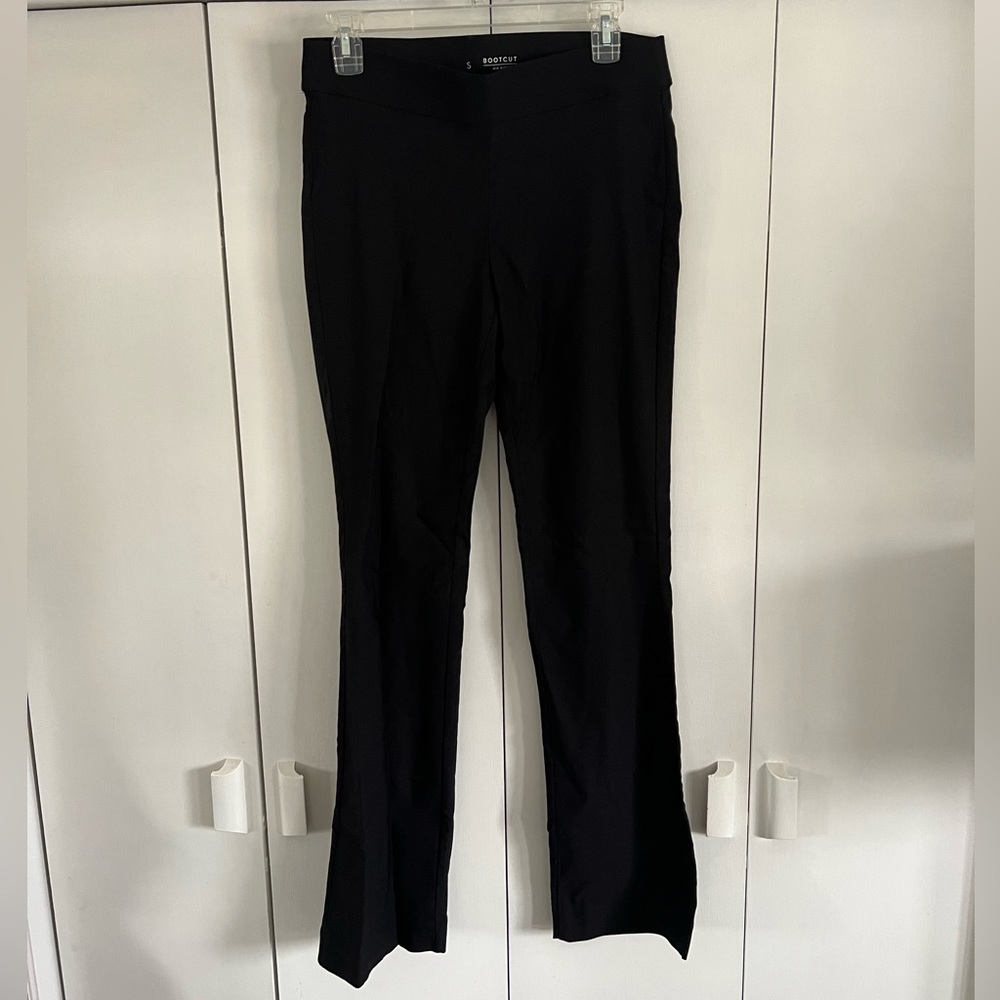 Black flare pants